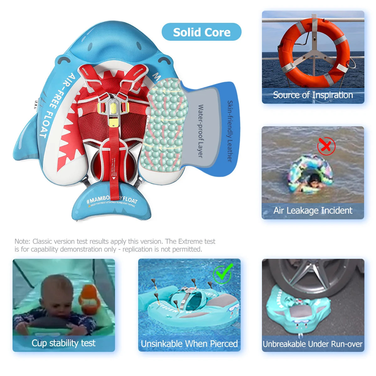 Flotteur Bébé Mambobaby Non-Gonflable