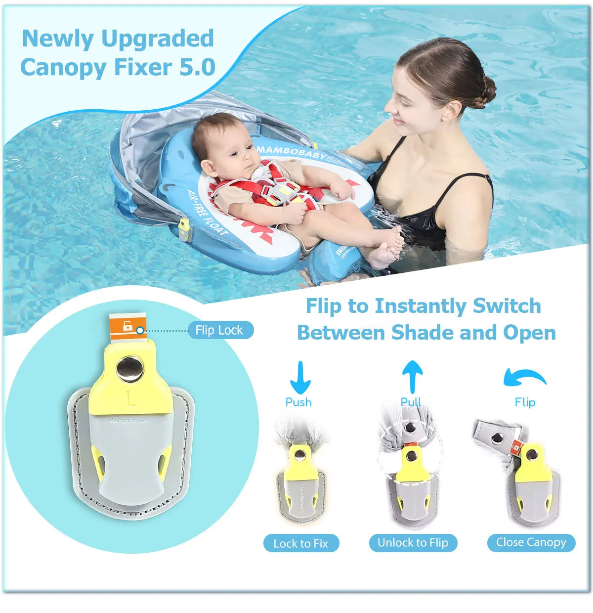 Flotteur Bébé Mambobaby Non-Gonflable