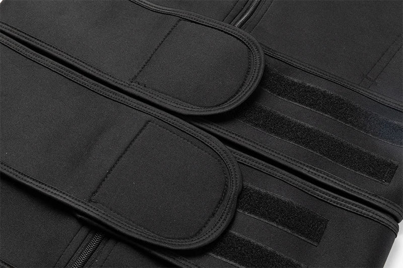 Gilet de Sauna Homme à Double Ceinture