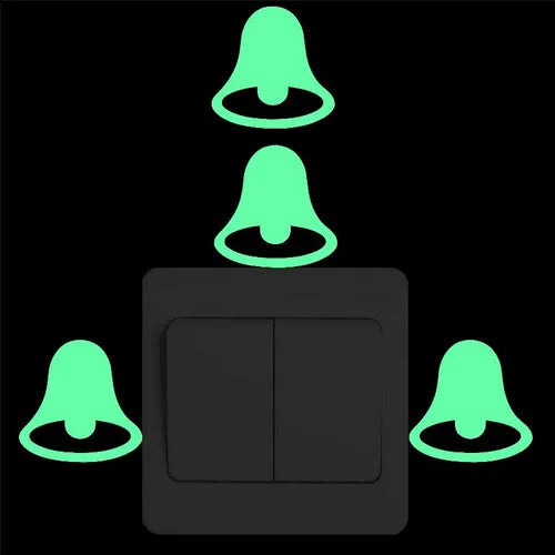 Sticker Interrupteur Phosphorescent Chat & Lune