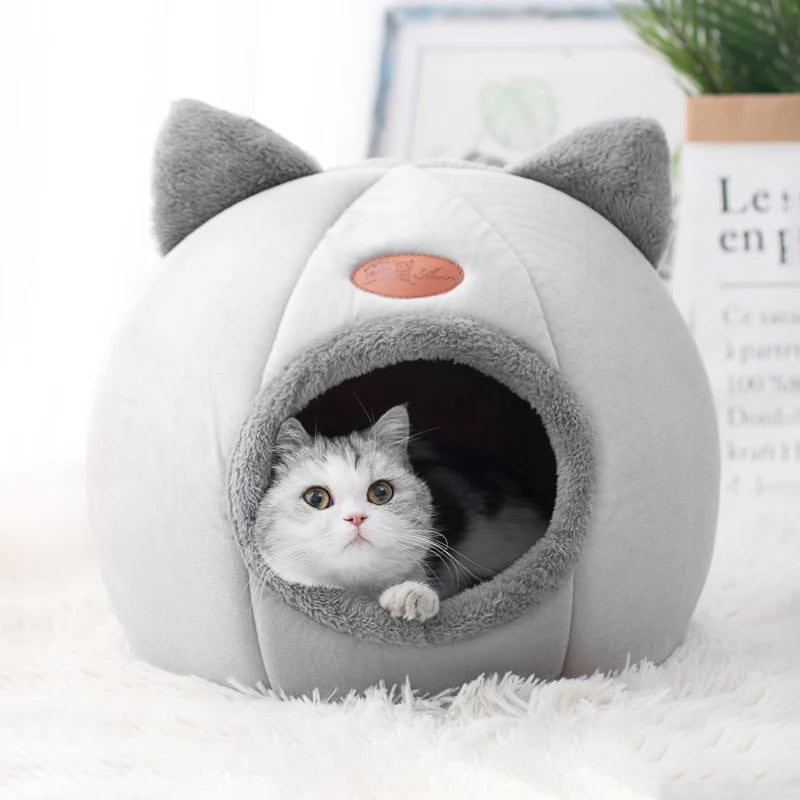 Lit Nid "Sommeil Profond" 2-en-1 pour Chat et Petit Chien