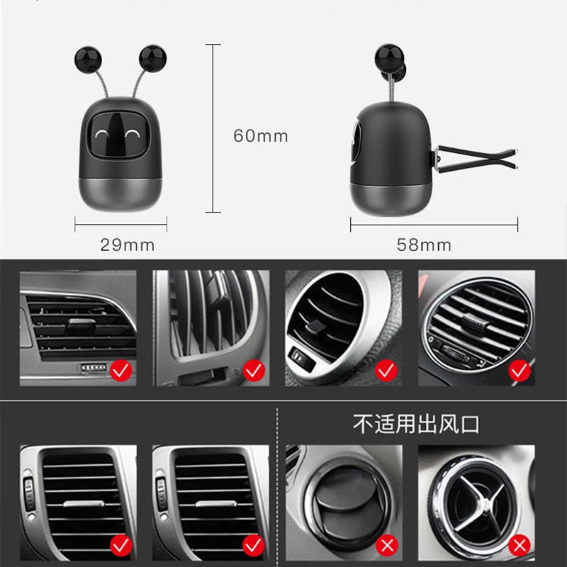 Diffuseur de Parfum Robot pour Voiture
