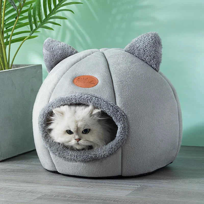 Lit Nid "Sommeil Profond" 2-en-1 pour Chat et Petit Chien
