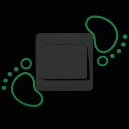 Sticker Interrupteur Phosphorescent Chat & Lune