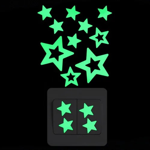 Sticker Interrupteur Phosphorescent Chat & Lune