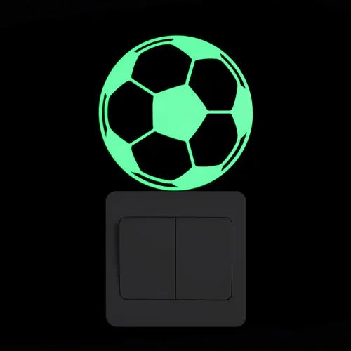 Sticker Interrupteur Phosphorescent Chat & Lune