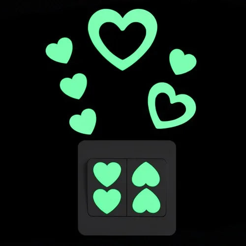 Sticker Interrupteur Phosphorescent Chat & Lune