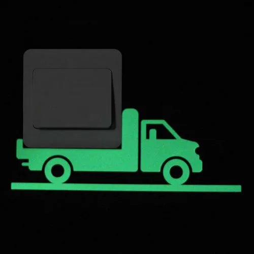 Sticker Interrupteur Phosphorescent Chat & Lune