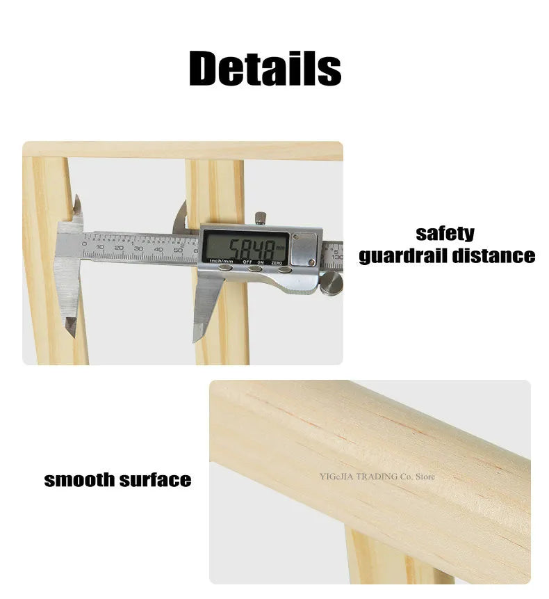 Berceau à Bascule CPull en Bois Naturel