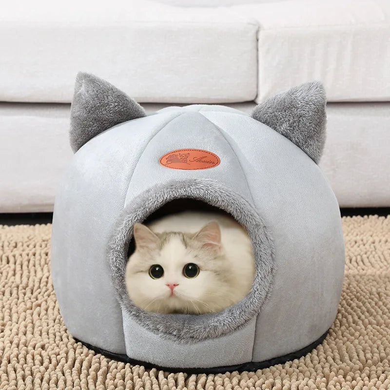 Lit Nid "Sommeil Profond" 2-en-1 pour Chat et Petit Chien