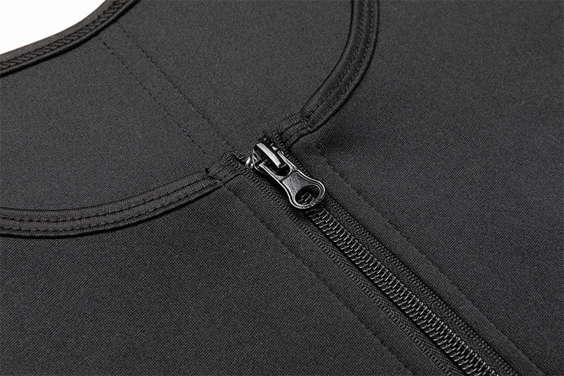 Gilet de Sauna Homme à Double Ceinture