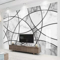 Papier Peint Mural Marbre & Géométrique