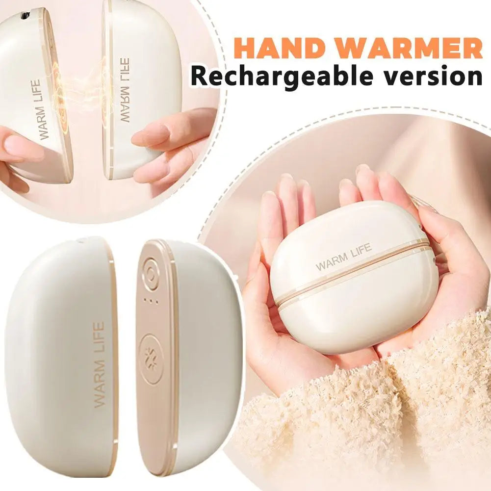 Chauffe-mains Magnétique 2-en-1 Rechargeable