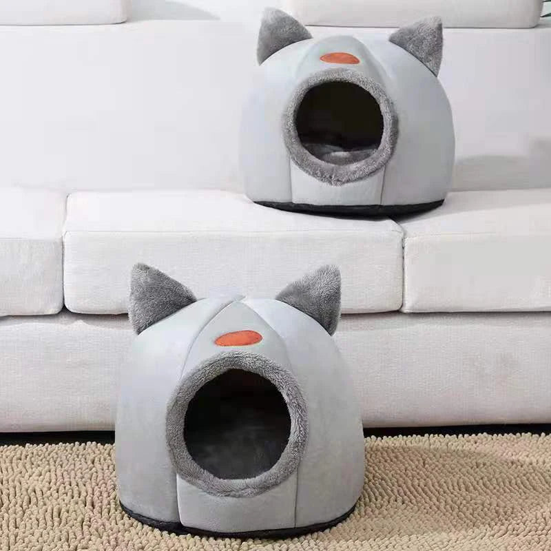 Lit Nid "Sommeil Profond" 2-en-1 pour Chat et Petit Chien