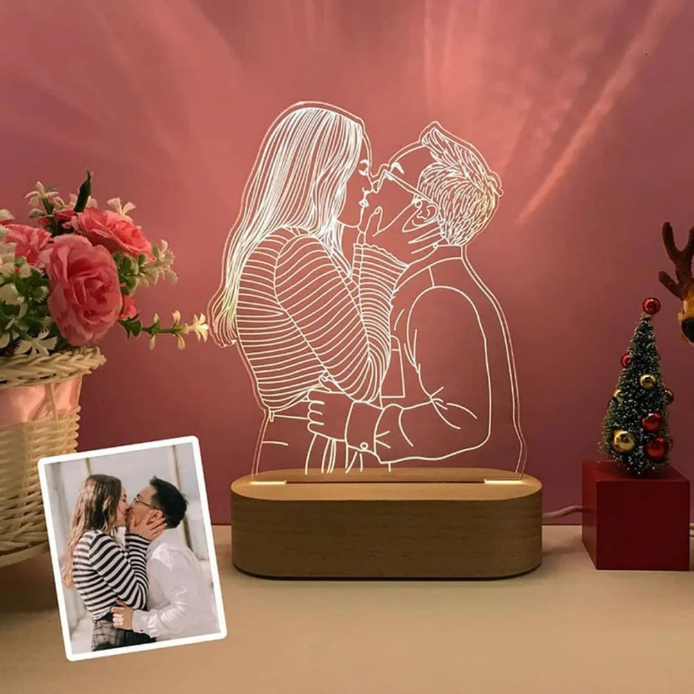 Lampe Photo 3D Personnalisée