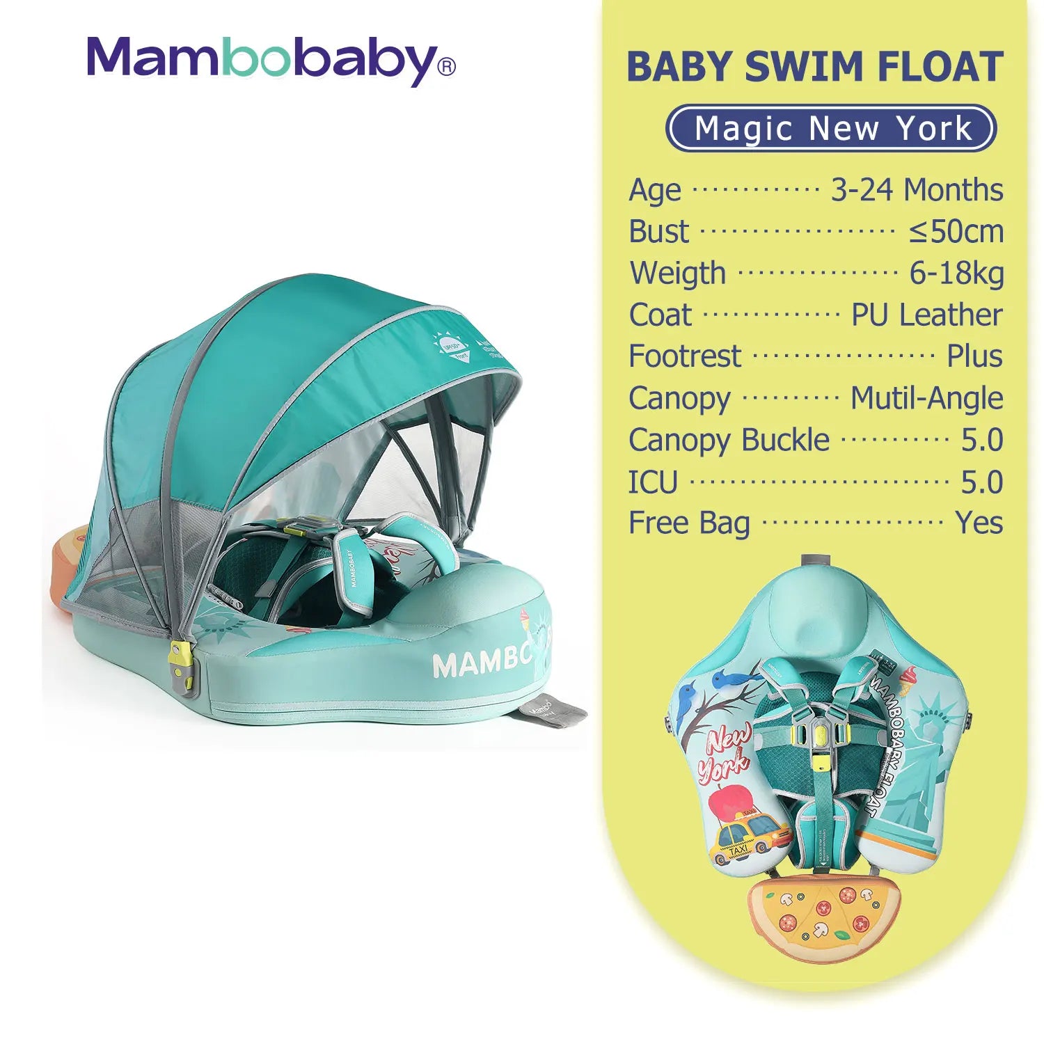 Flotteur Bébé Mambobaby Non-Gonflable