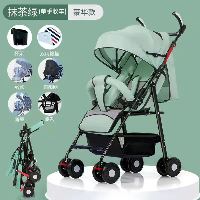 Poussette Canne Légère & Pliable