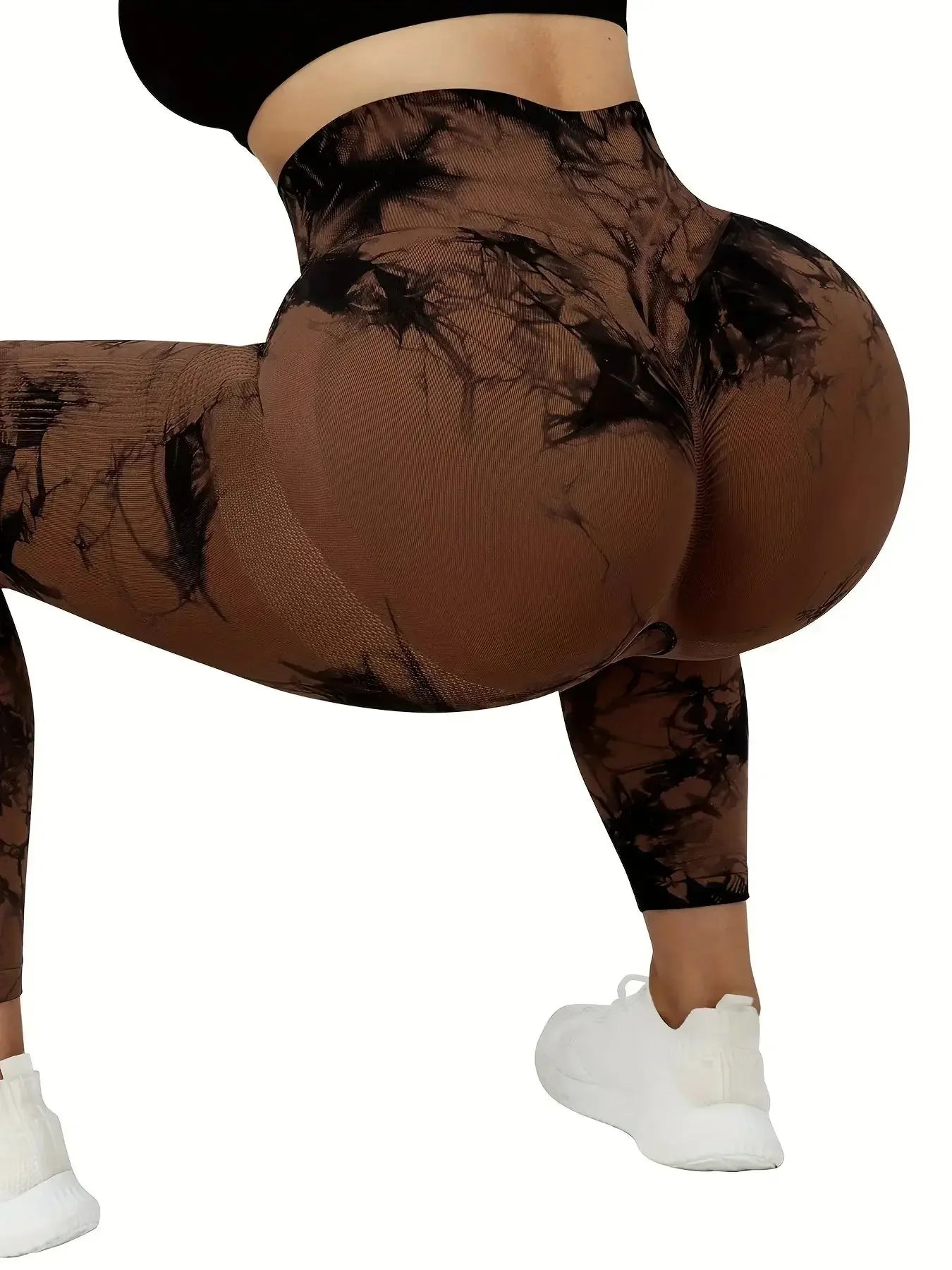 Legging de Yoga Tie-Dye Sans Couture
