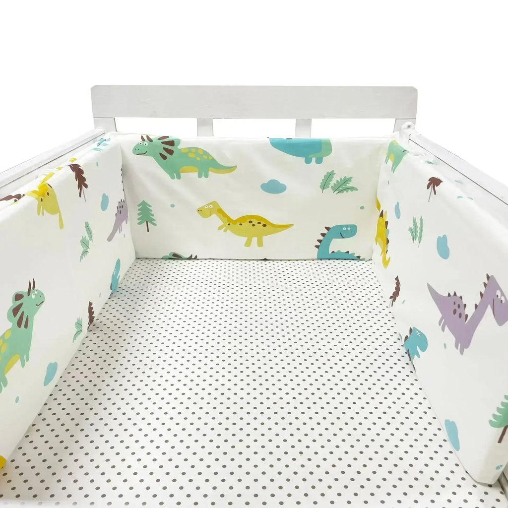Tour de Lit Bébé Nordique 200x30 cm – Protection & Confort