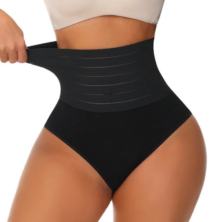 Lot de 2 Culottes Gainantes Taille Haute pour Femme