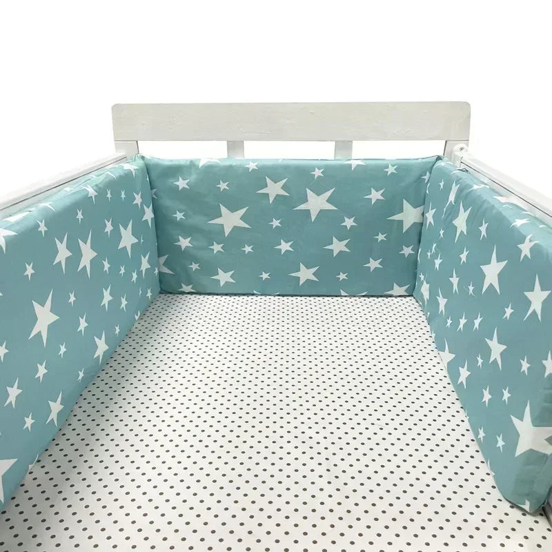 Tour de Lit Bébé Nordique 200x30 cm – Protection & Confort
