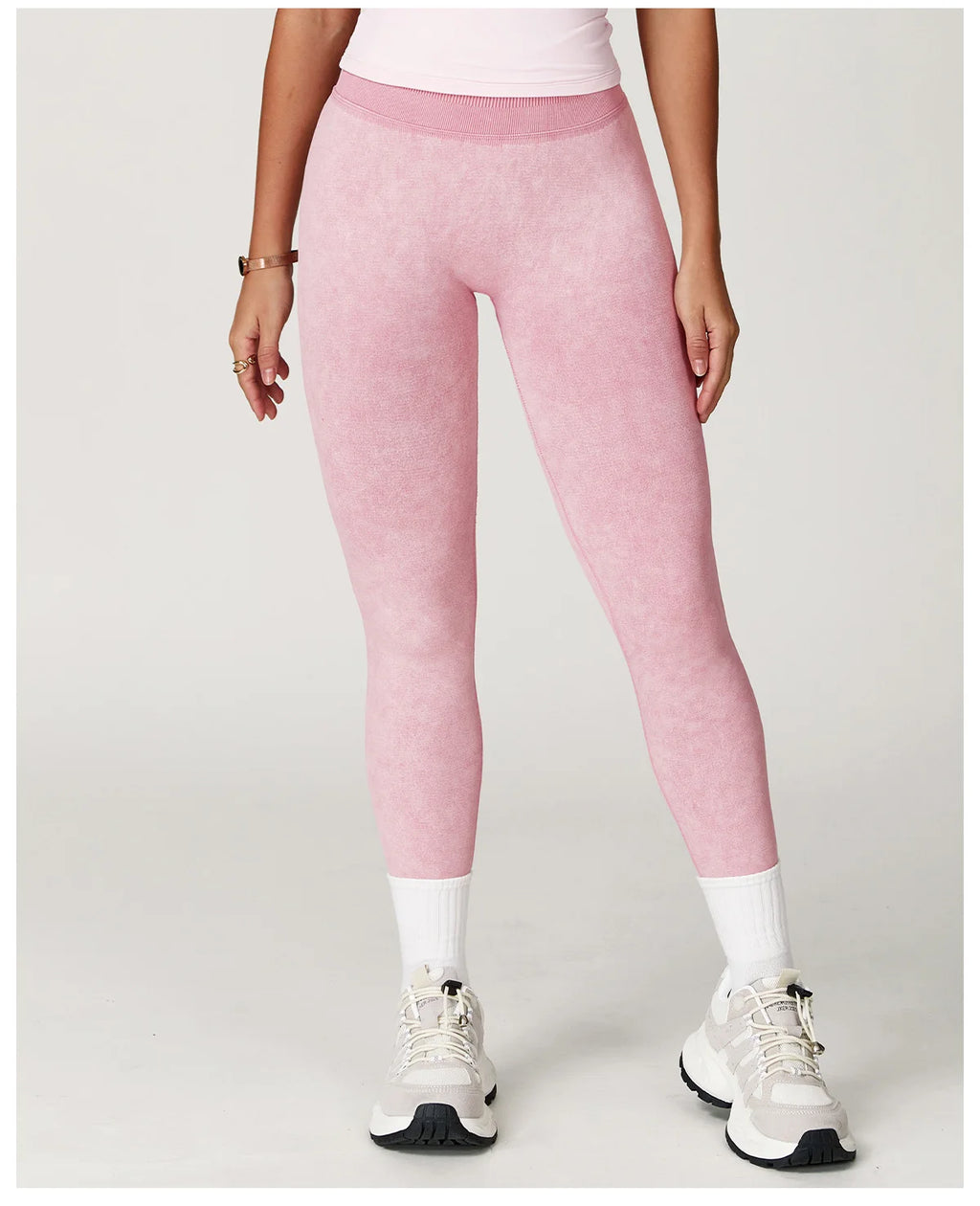 Legging Yoga Sans Couture Côtelé