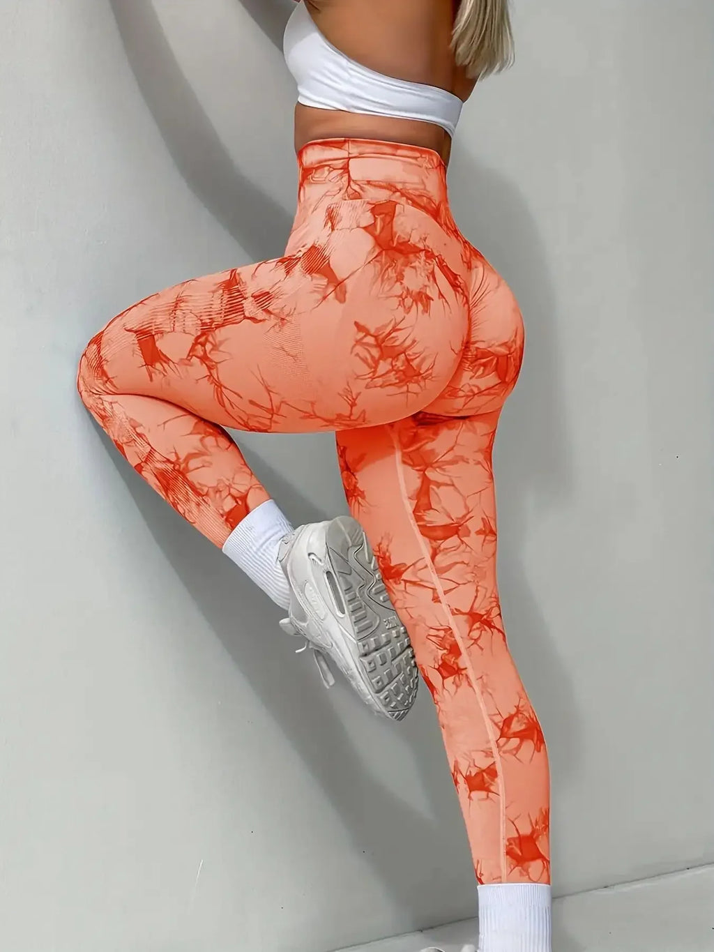 Legging de Yoga Tie-Dye Sans Couture