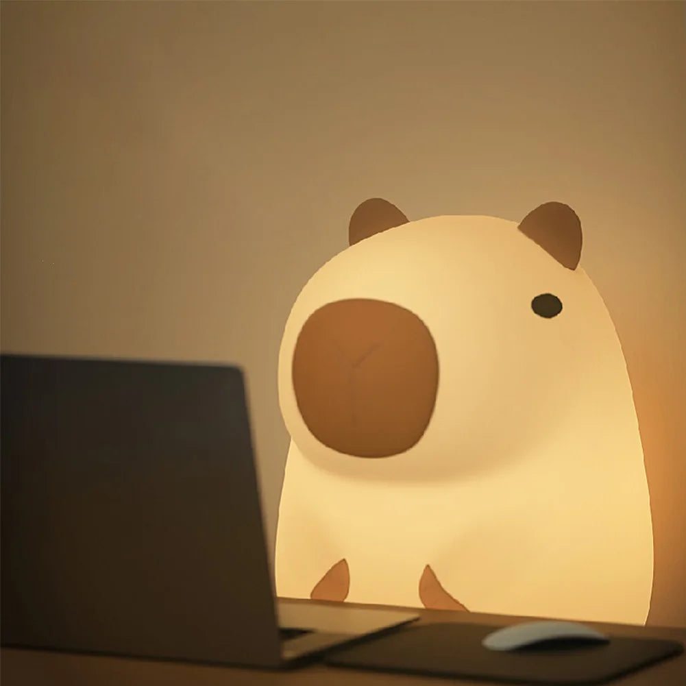Veilleuse Capybara Mignonne en Silicone