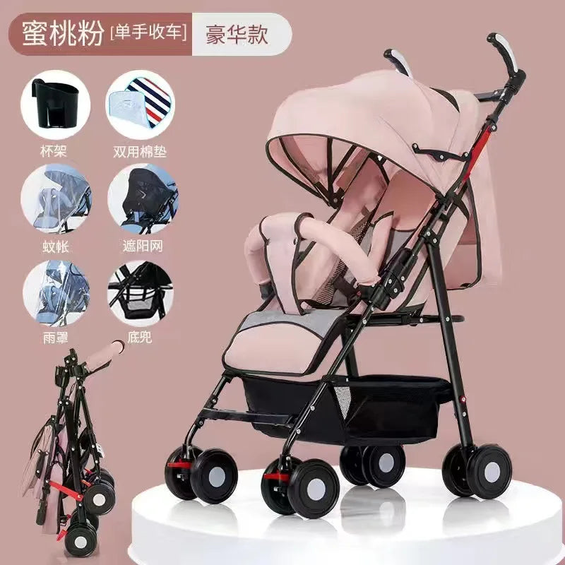 Poussette Canne Légère & Pliable