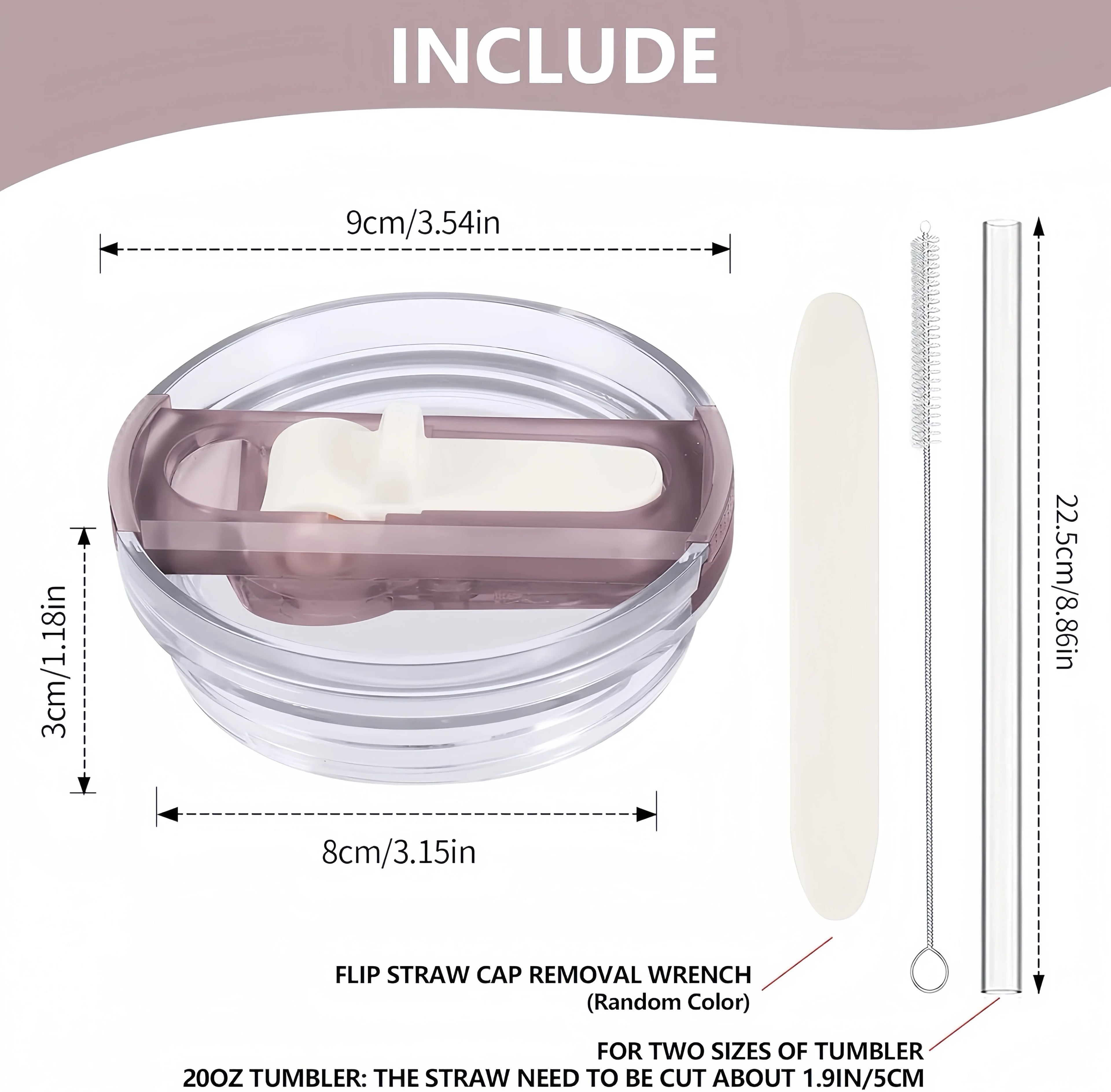 Couvercle de Remplacement Étanche pour Gobelet Isotherme (Compatible Stanley 20oz/30oz)