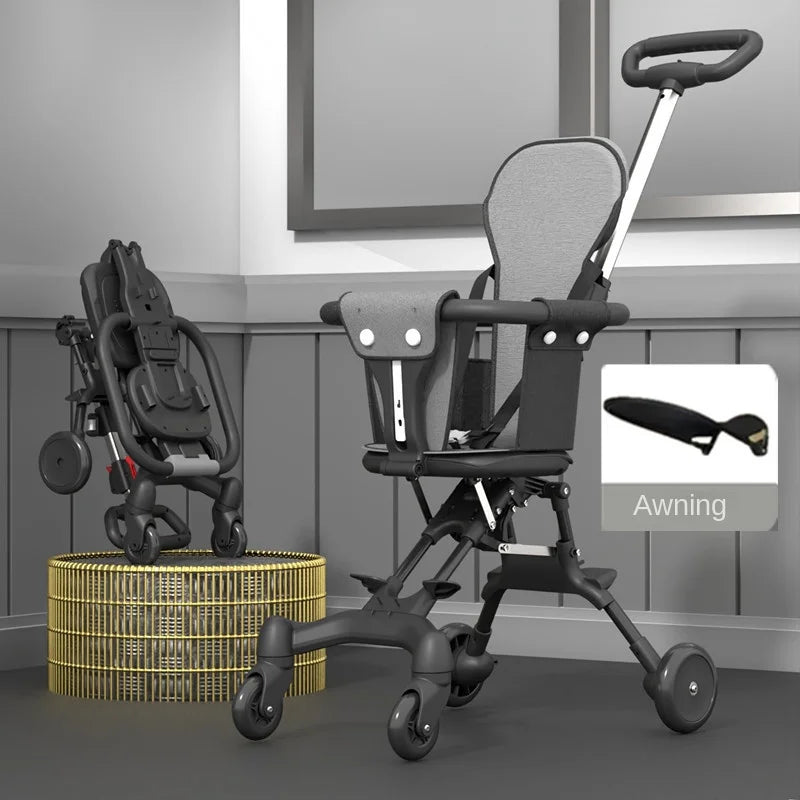 Poussette Bidirectionnelle Légère & Pliable