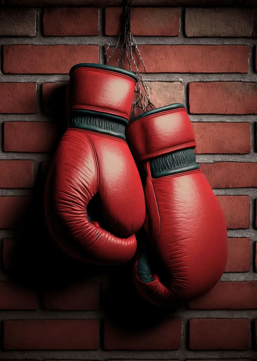 Affiche de Gants de Boxe Classiques
