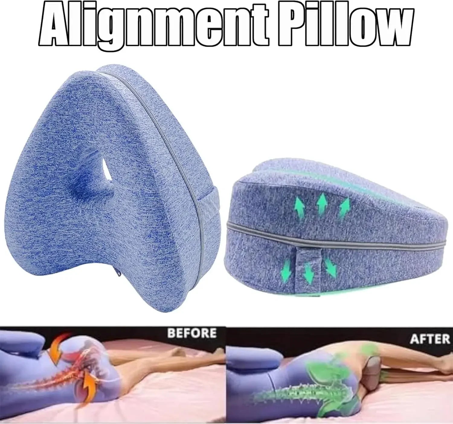 Oreiller de Genoux Ergonomique