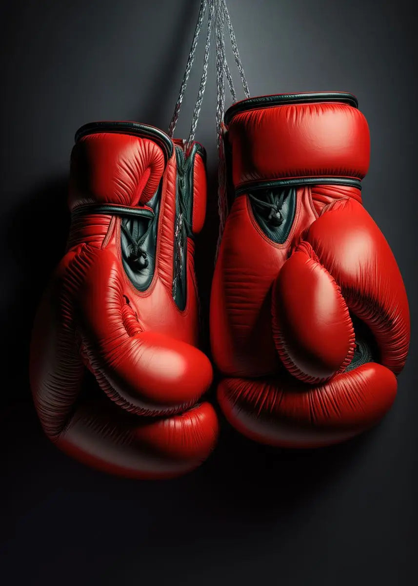 Affiche de Gants de Boxe Classiques