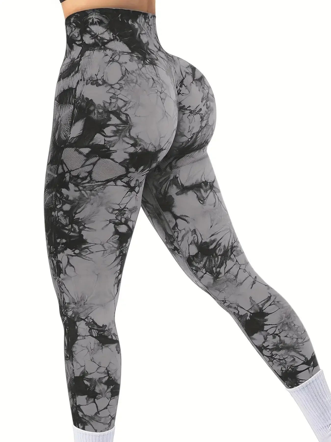 Legging de Yoga Tie-Dye Sans Couture