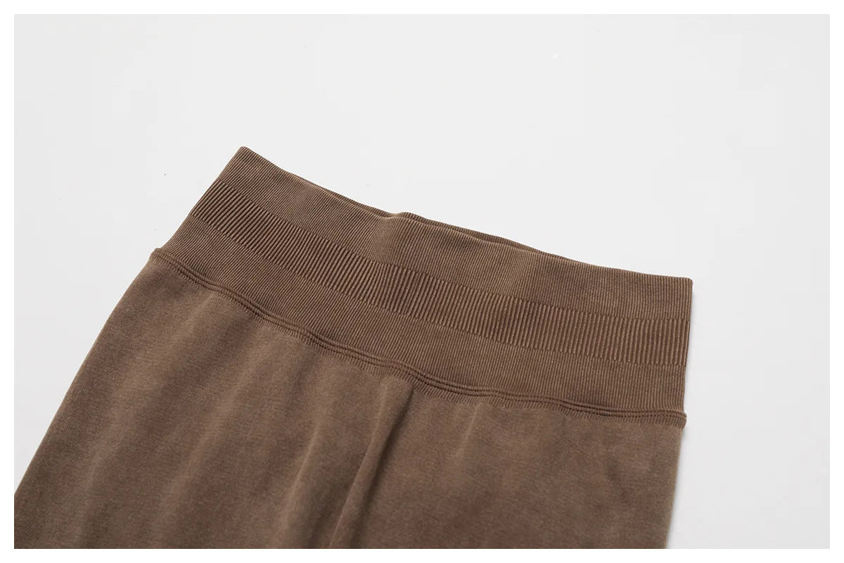 Legging Yoga Sans Couture Côtelé
