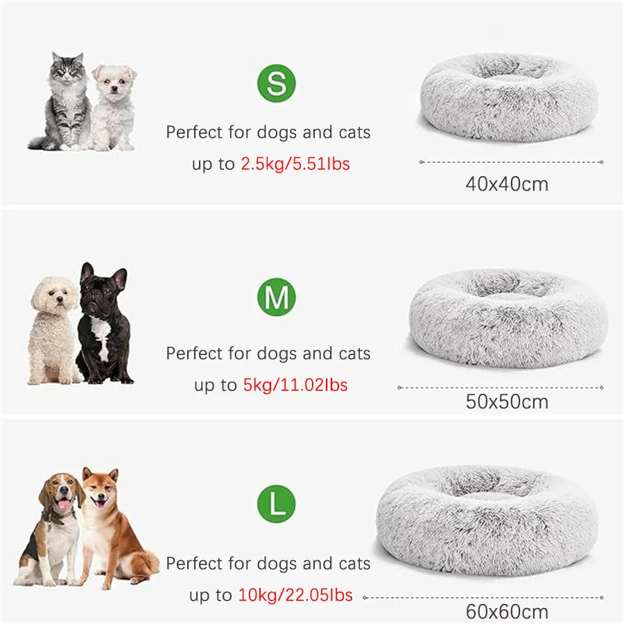 Lit "Beignet" Apaisant pour Chien et Chat