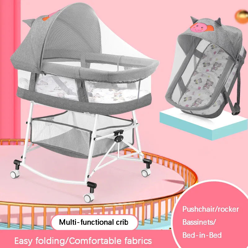 Lit Pliant Portable CPull pour Nouveau-Né