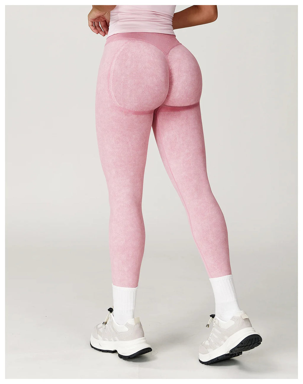 Legging Yoga Sans Couture Côtelé