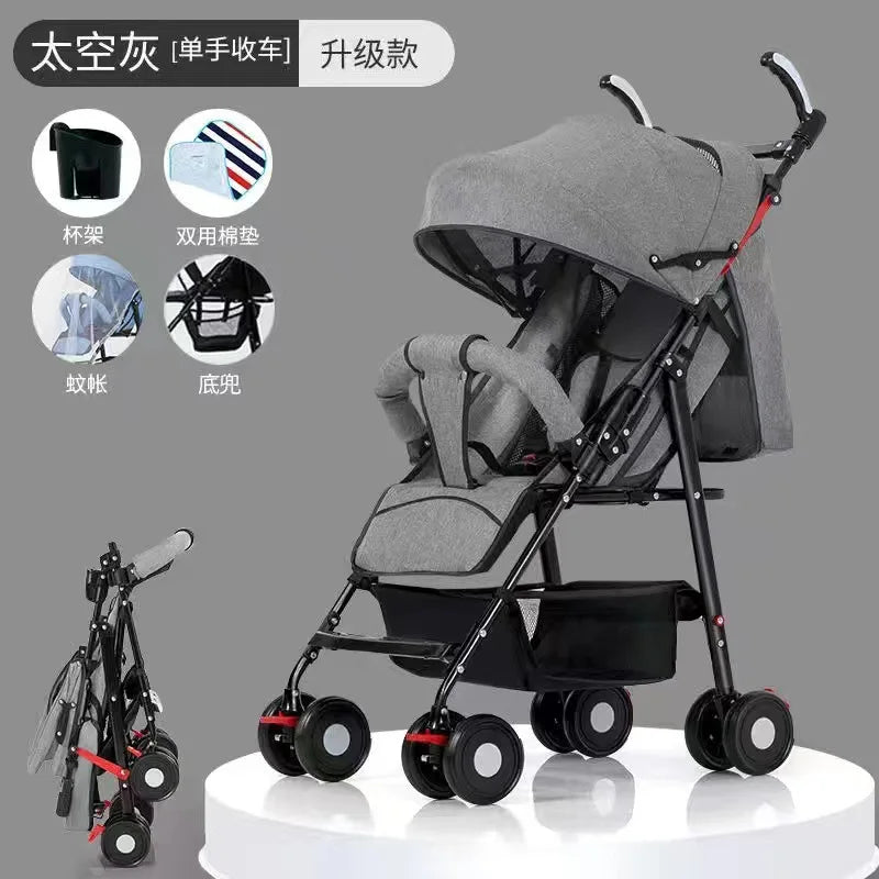 Poussette Canne Légère & Pliable