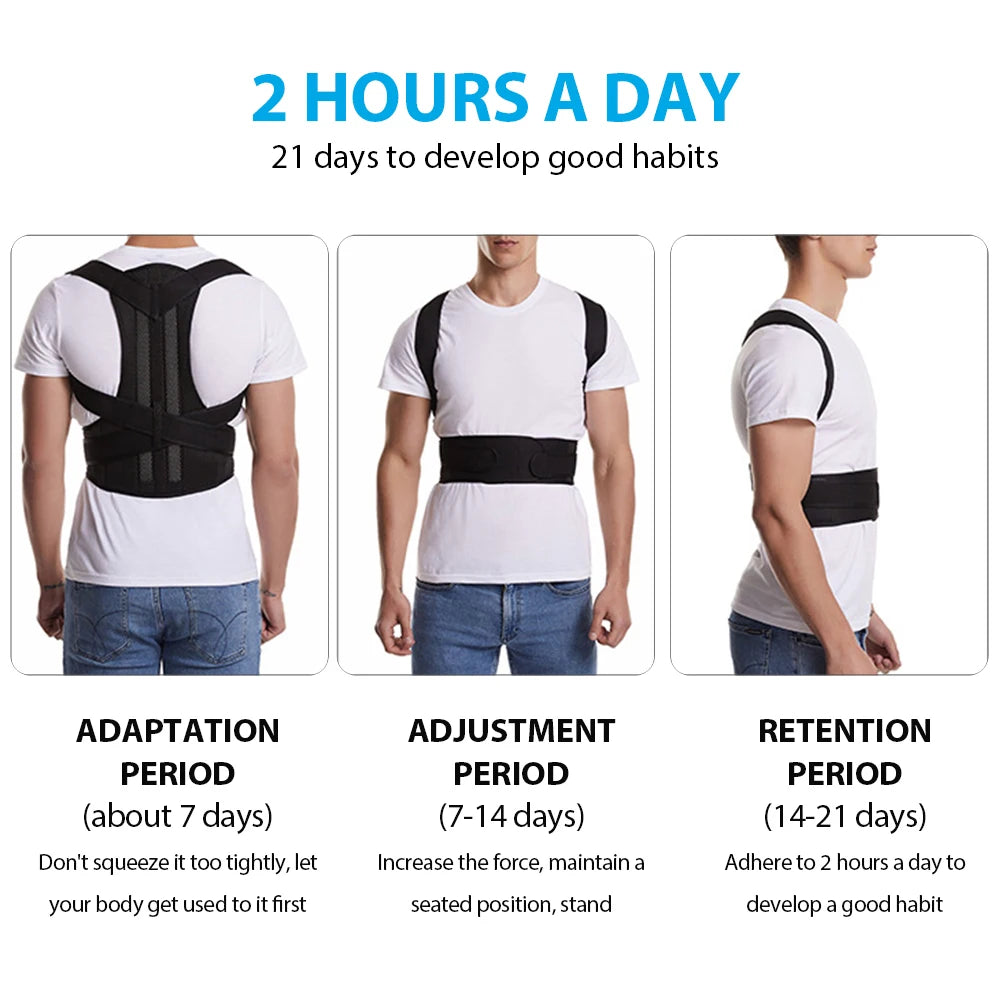 Attelle Dorsale et Ceinture Lombaire Réglable