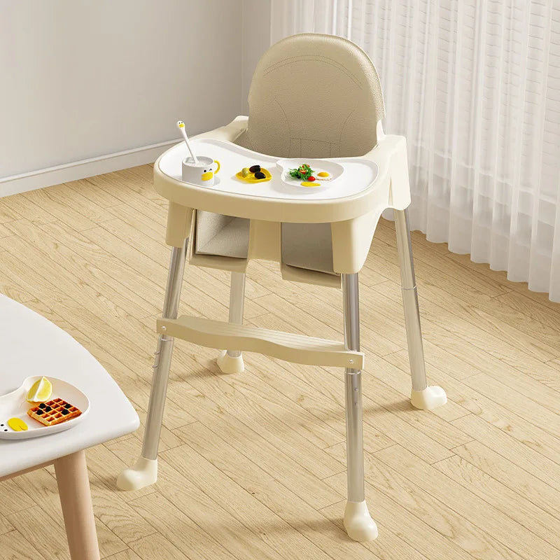 Chaise Haute Bébé en Métal