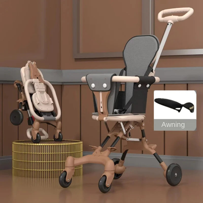 Poussette Bidirectionnelle Légère & Pliable