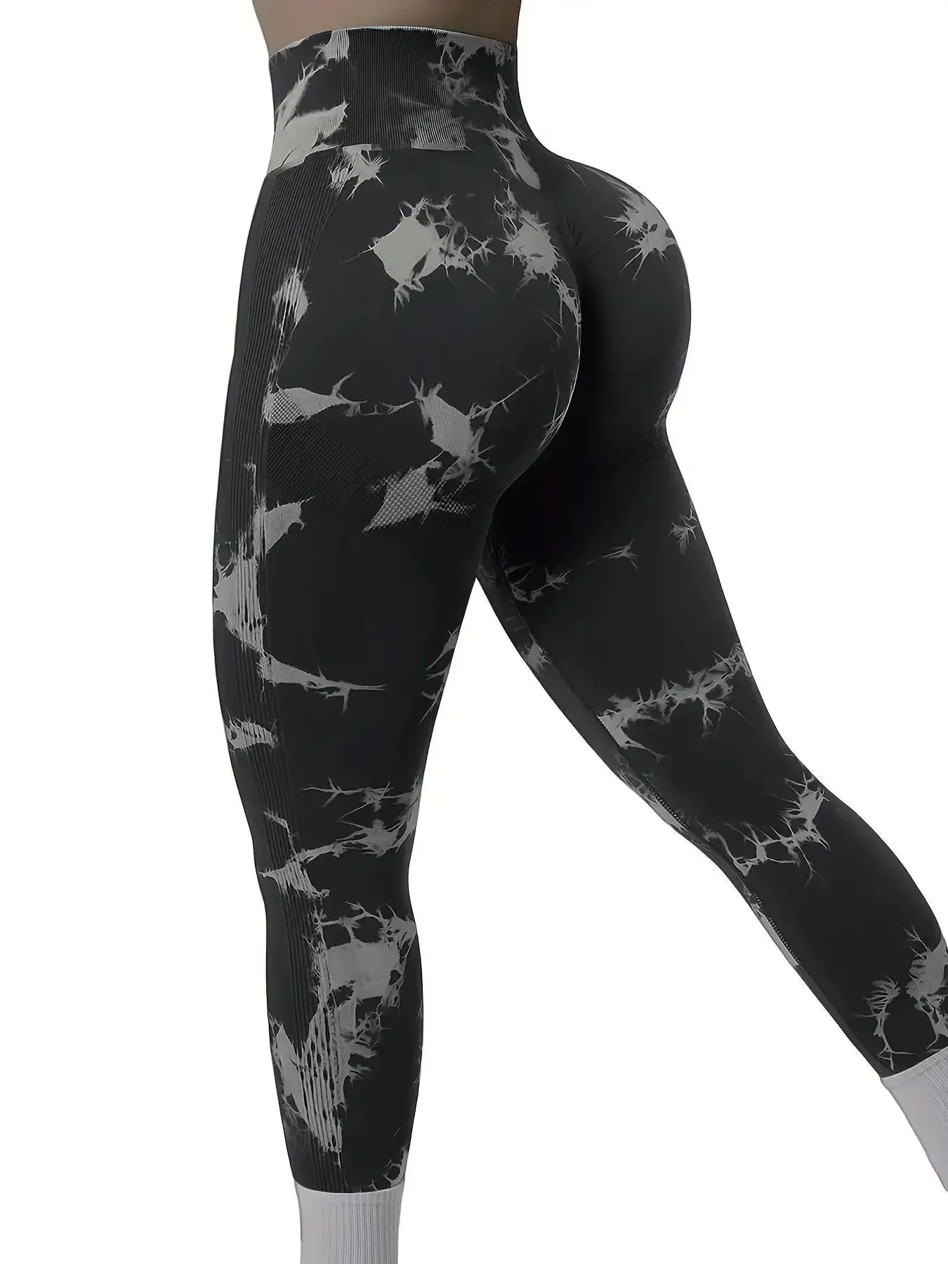 Legging de Yoga Tie-Dye Sans Couture