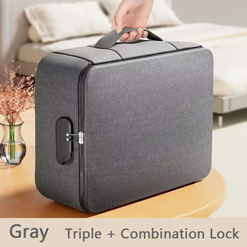 Sac à Documents Ignifuge & Étanche avec Serrure