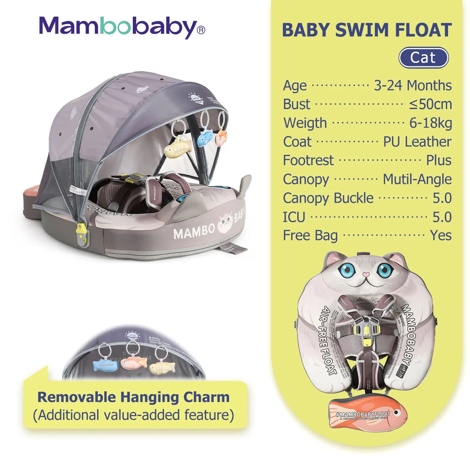 Flotteur Bébé Mambobaby Non-Gonflable