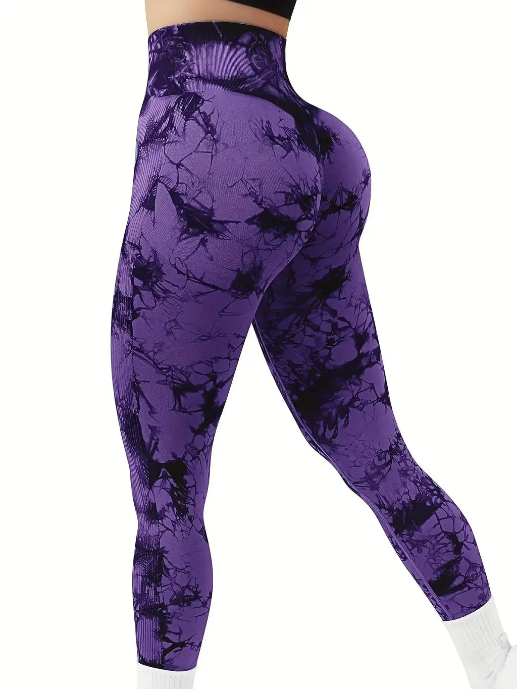 Legging de Yoga Tie-Dye Sans Couture