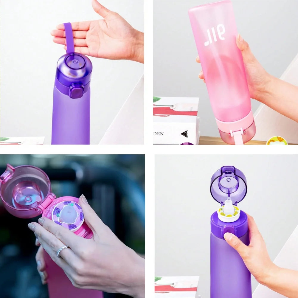 Bouteille d'Eau à Air avec Pod de Saveur