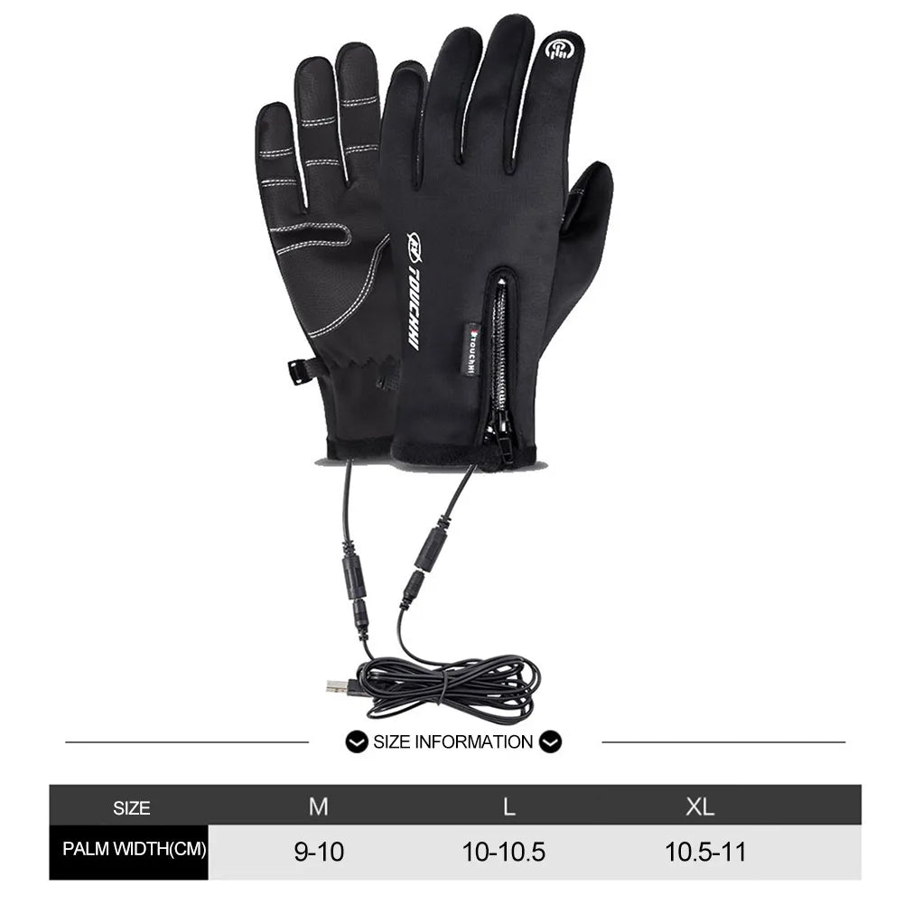 Gants Chauffants Électriques USB