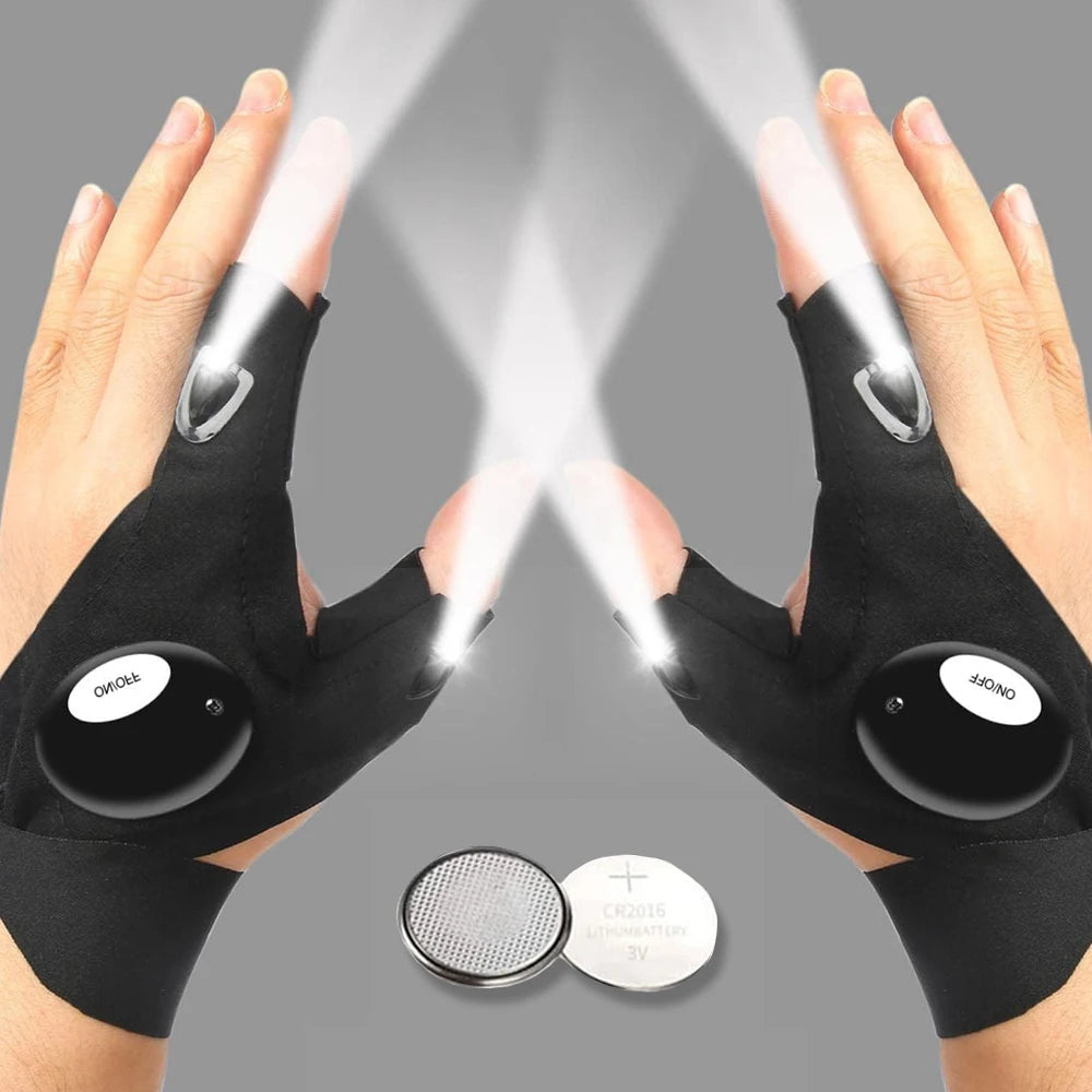 Gants de Nuit avec Lampe LED